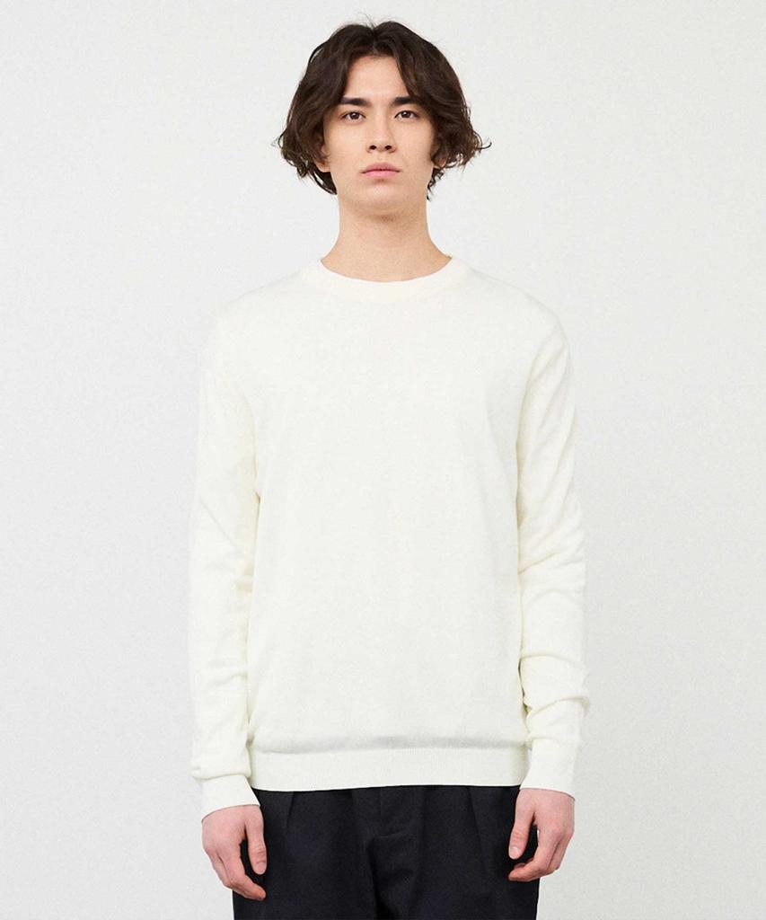 STCO Codigallery Lightweight Round Knit Ivory (Regular Fit)_Cktva01Nsi