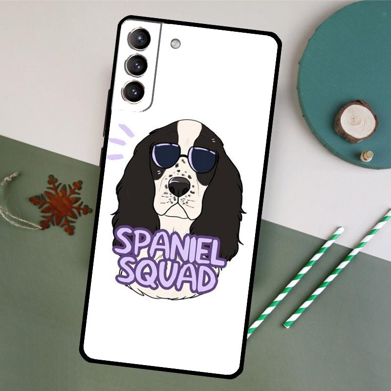 Cartoon Cocker Spaniel Phone Case For Samsung Galaxy S26 S24 Ultra S20 S21 S22 S23 S25 Plus S10 S25 FE Back Cover