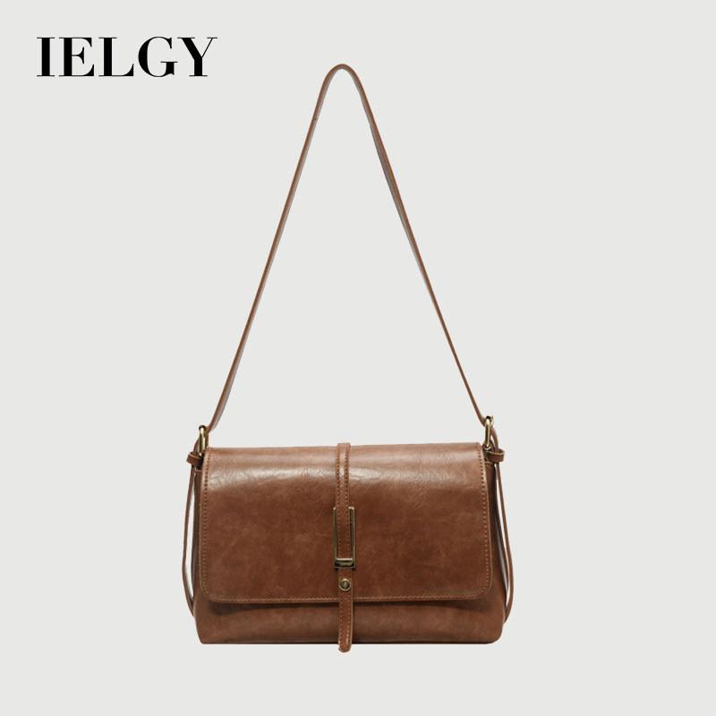 IELGY Ladies Messenger Bag Retro Fashion Simple Shoulder Armpit Bag