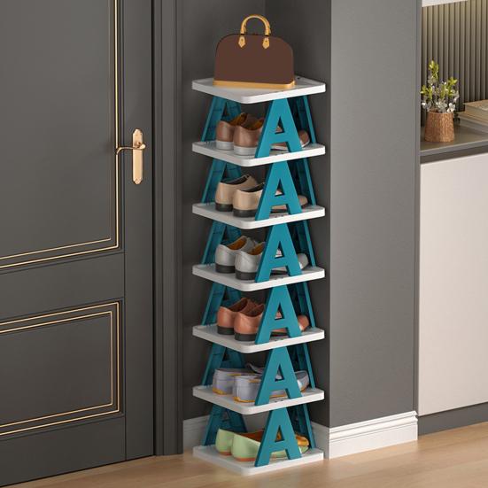 1 комплект для обуви, экономящая место, штабелируемая многослойная простая полка для хранения обуви для ежедневного использования