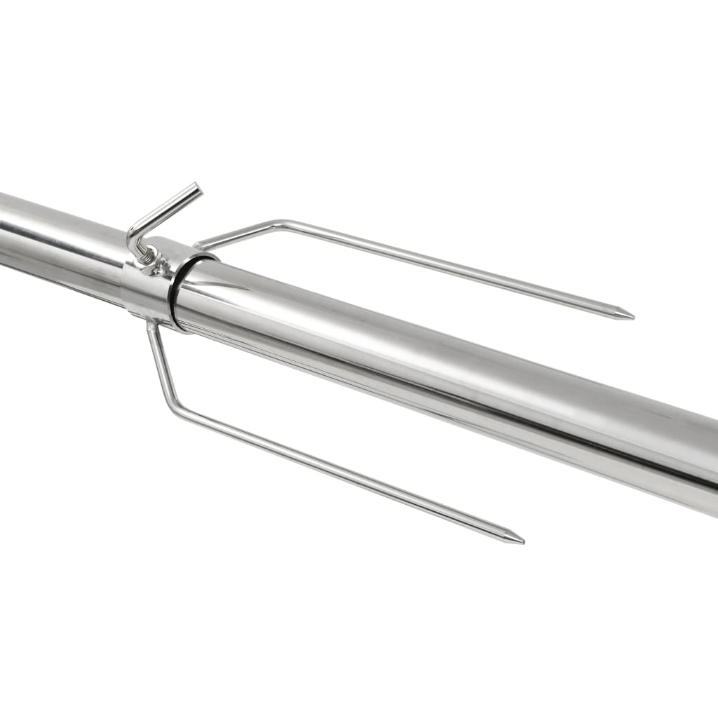 Automatic Rotisserie Grill with Motor Stainless Steel 207*45*81 cm