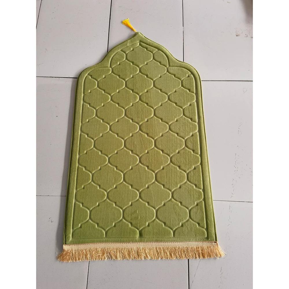 Мусульманский молитвенный коврик, исламские турецкие молитвенные коврики, подарочный молитвенный коврик на Рамадан для женщин и мужчин, переносные фланелевые коврики, молитвенный коврик 65X110