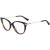 Lunettes De Soleil - MOSCHINO - MOS561 PJP/16 - Noir Havana - Verres Bleus - Mixte