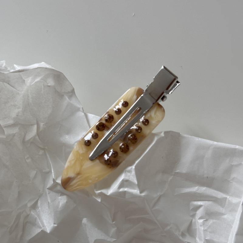 2/3/4/6 шт. ацетатные заколки для волос в Корейском стиле, золотисто-белые блестящие заколки для волос, головные уборы для девочек и женщин, аксессуары для волос