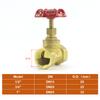 Латунный задвижка 1/2"-1" DN15-DN25 для систем подачи нефти, газа и воды – Прецизионный контроль потока промышленного класса