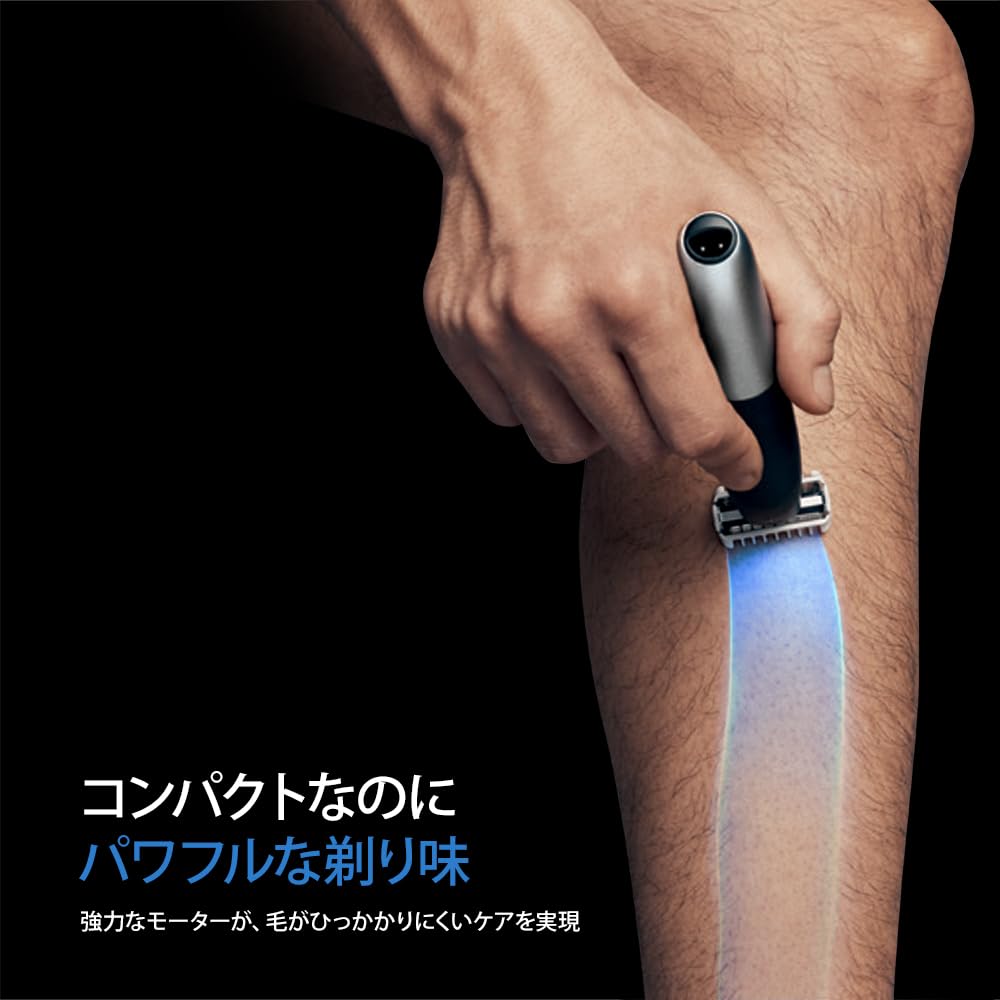 Braun Body Trimmer PROX Body Shaver To Natural Length Advanced 4D Blade Cutting Area Doubles Delicate Face 6 Attachments Body Trimmer XT5300-b