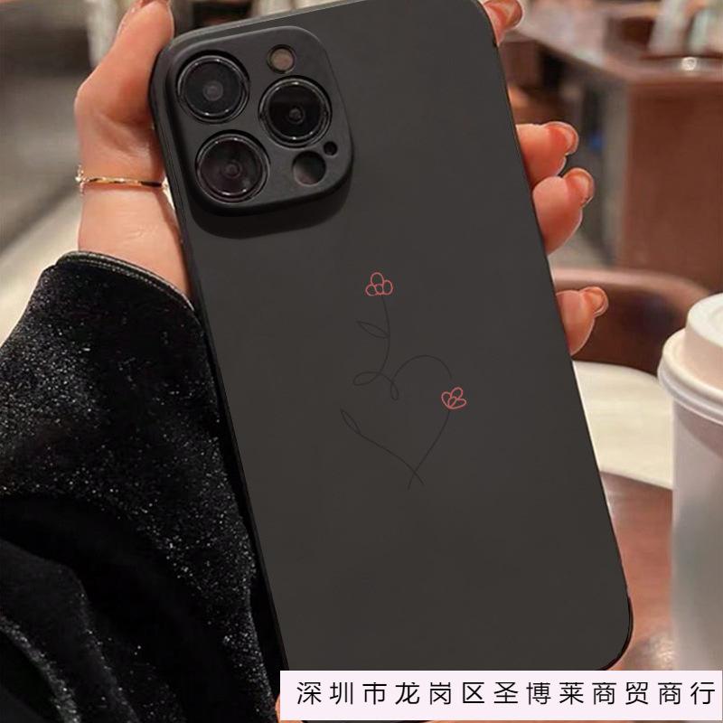 Цветочная линия любви для чехла на мобильный телефон iPhone11/12/13/14/15promax Apple 16PROMAX
