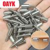 OAYK 50/4шт Крестовой саморез с резиновой втулкой Опора для ламината Домашний шкаф-купе Стеклянные твердые противоскользящие гвозди для перегородок