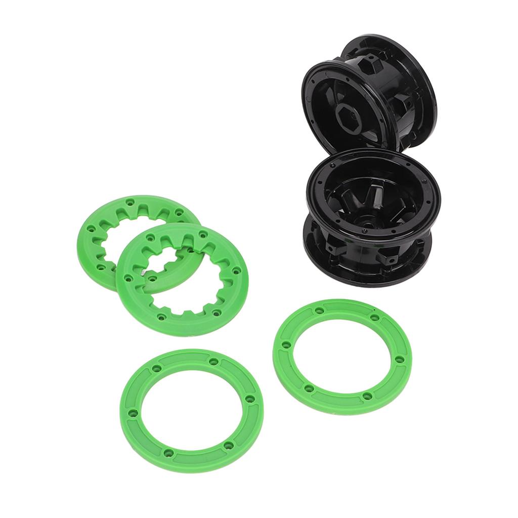 2 Sets RC Vehicle Tires Hubs Desert Off Road Vehicle Hex Wheel Hubs for ZD Racing DBX 10