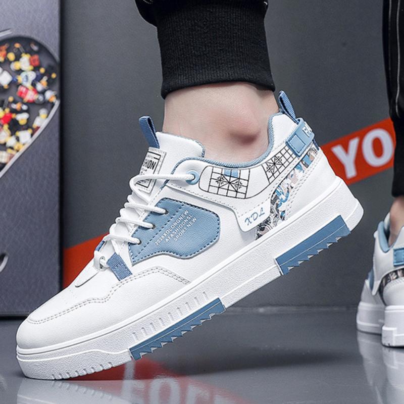 Мужские кроссовки на шнуровке, кроссовки для студентов, мужские вулканизированные туфли для мужчин, теннисная толстая подошва, мужская повседневная обувь Zapatillas Hombre