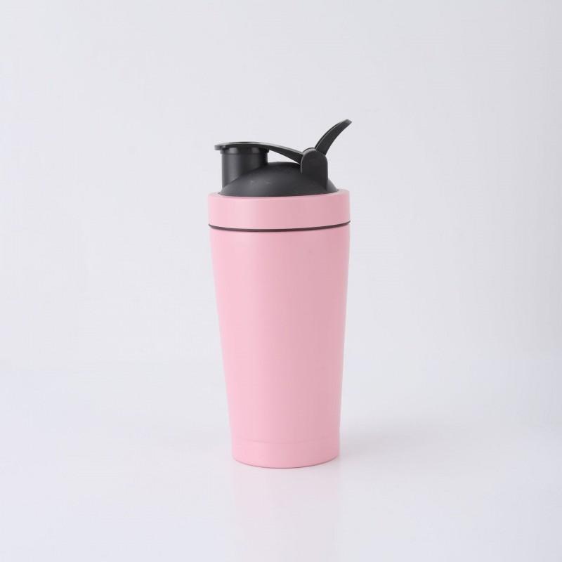 Stainless Steel Protein Shaker Bottle 500ml 750ml Vacuum Insulated Fitness Cup With Leakproof Lid