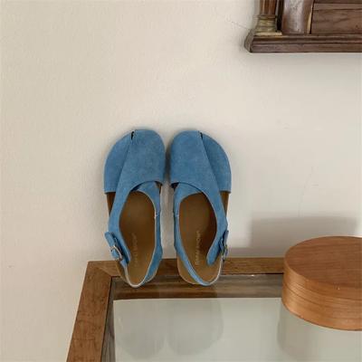 Модная женская обувь на плоской подошве 2025 новая летняя женская легкая дышащая удобная женская римская обувь в сочетании с ретро-цветом zapatos mujer