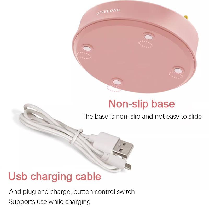 Novelty Rechargeable LED Table Lamp USB Touch 3-speed Dimming Kids Reading Eye care Indoor for Home Desk Decor  Night Lamp Gifts