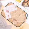 100 шт. Упаковка для выпечки Пищевая упаковка Жиронепроницаемый бумажный пакет Обертка для сэндвича, пончика, хлеба Бумажный пакет для гамбургера Кухонный аксессуар Выпечка