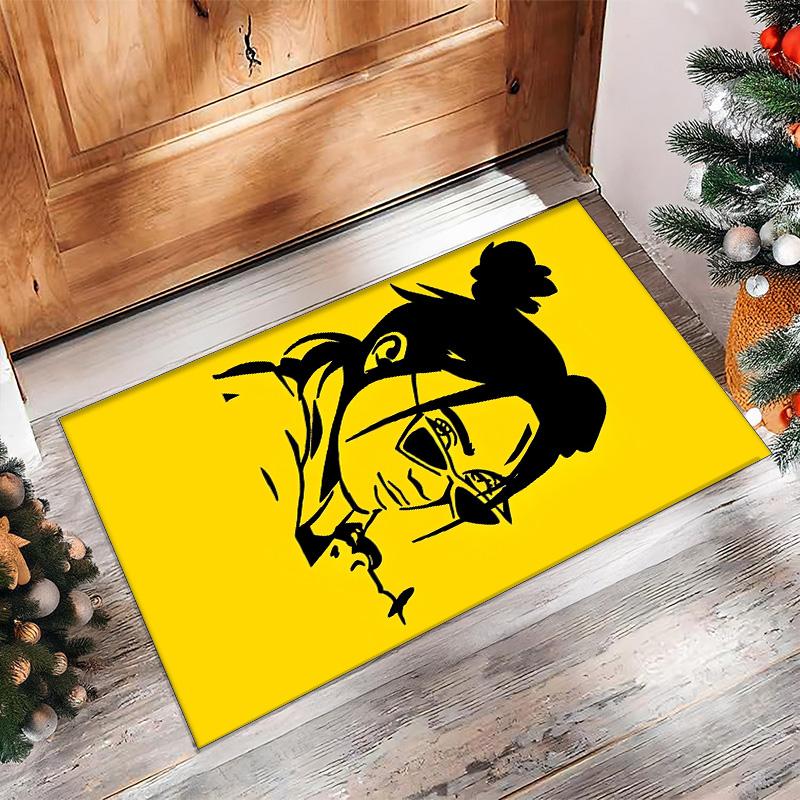 Soft Crystal Velvet Floor Rug,Billie Eilish Anti Slip Decorative Carpet, Plush Area Mat For Indoor Home Decoration