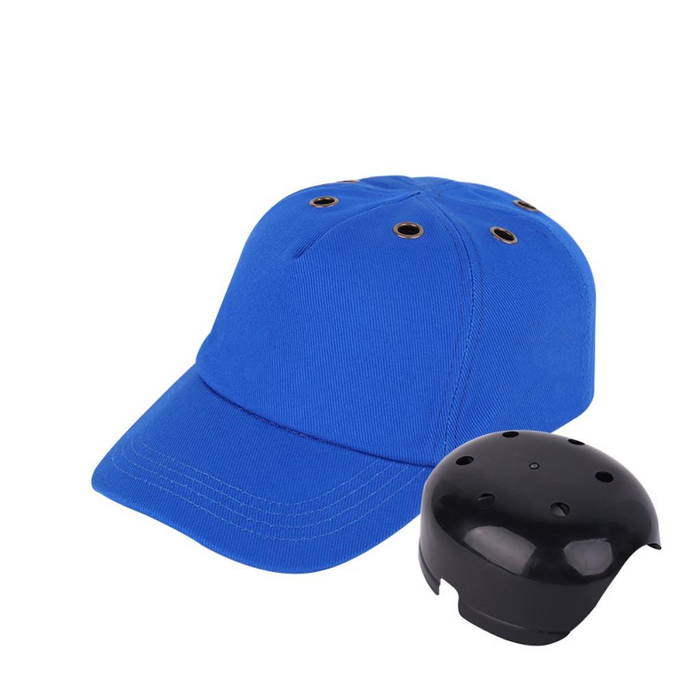 Adjustable Strap Safety Hard Hat Top 6 Holes Safety Baseball Caps  Outdoor Sports