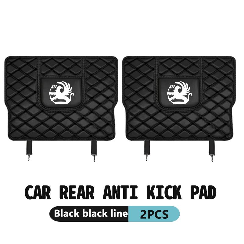 Car Seat Back Protection Anti-Kick Pad Rear Seat Storage Bag Auto Accessories For Vauxhall VXR8 Insignia Vivaro Zafira Combo