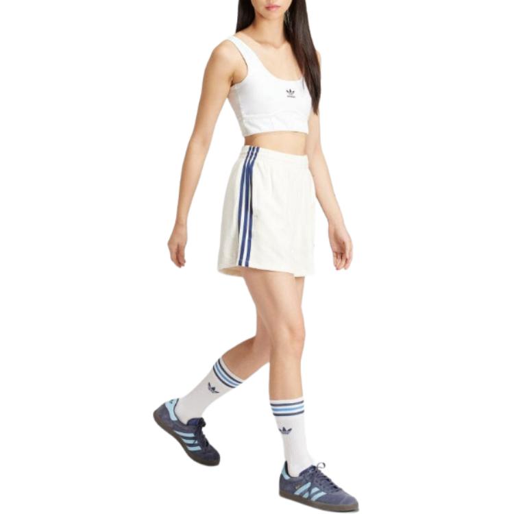 adidas Шорты Originals из махровой ткани Белые IT9841
