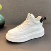 Fashion 2025 Spring New Men Breathable White Soft Leather Shoes Korean Edition Campus Bread Shoes Fashion Casual Sports Running Sneakers