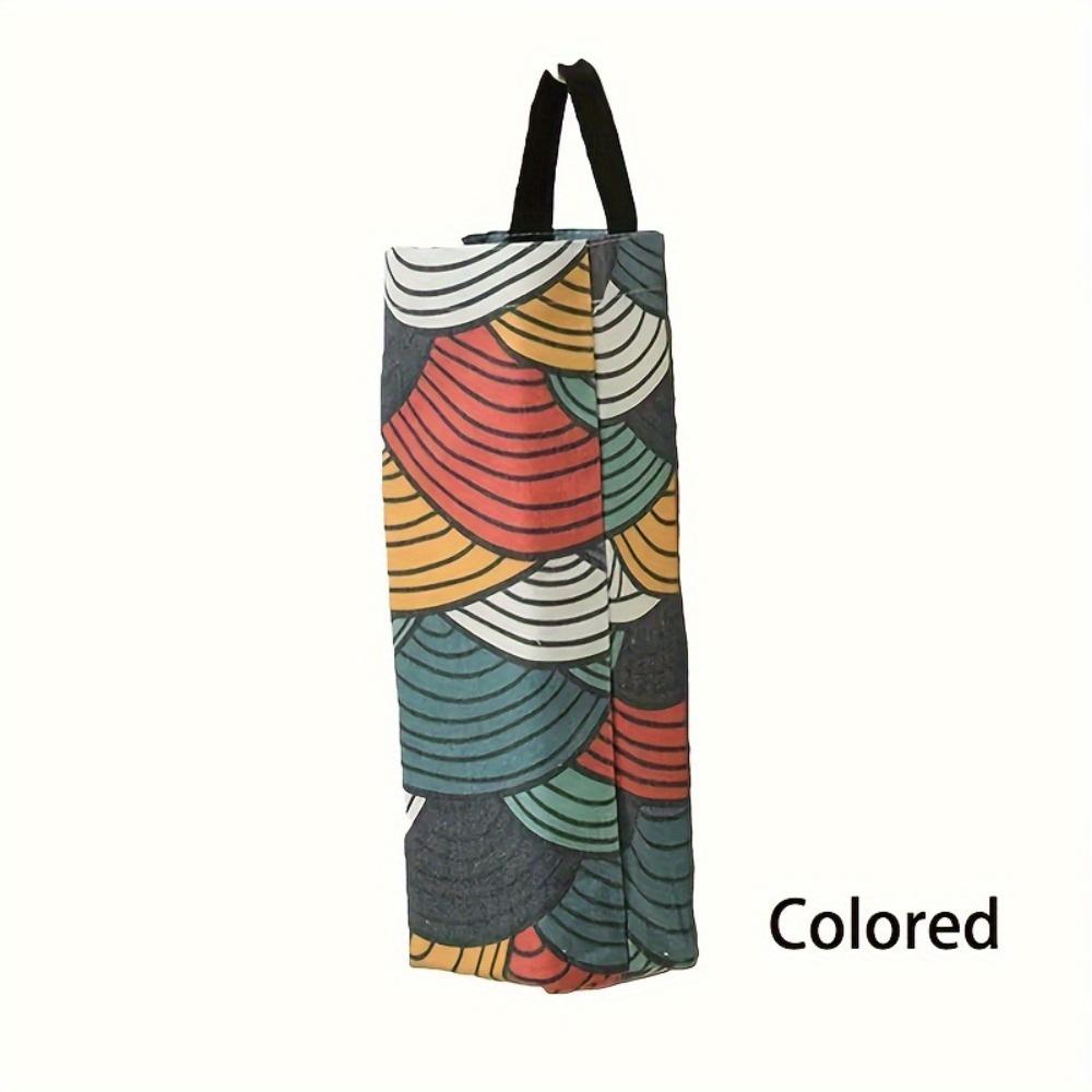 1pc Plastic Bag Holde Kitchen Wall-Mounted Garbage Bag Storage Bag Household Debris Extraction Storage Bag Large Capacity Garbage Bag