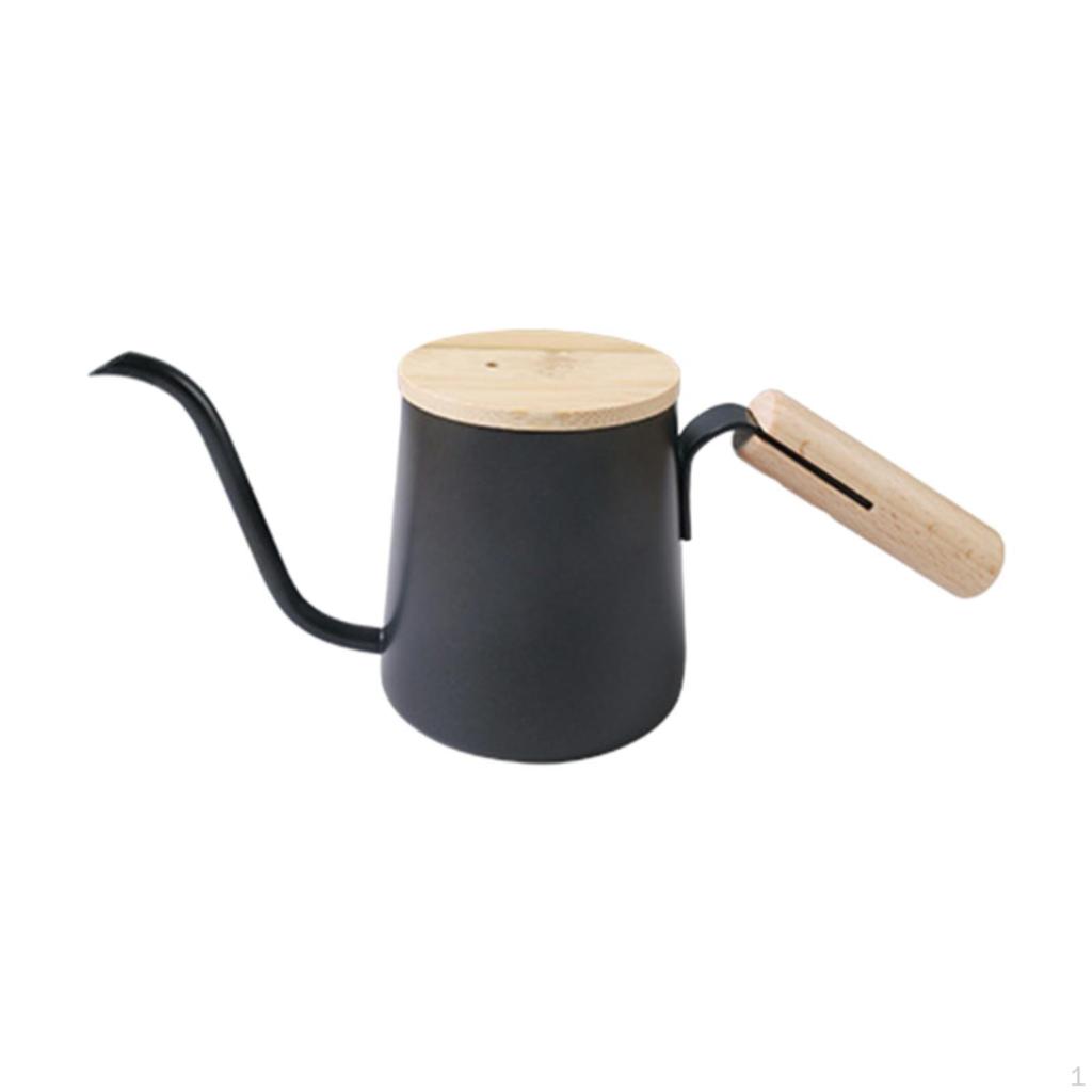 250 мл Небольшой противоожоговый кофейник с гибким горлышком для ручного приготовления и заваривания чая