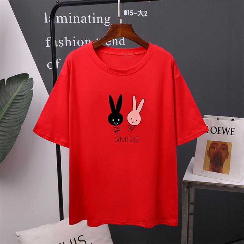 Hirsionsan хлопковая футболка с мультяшным принтом, женские новые популярные корейские футболки Kawaii с короткими рукавами, футболки с круглым вырезом, повседневные топы для девочек