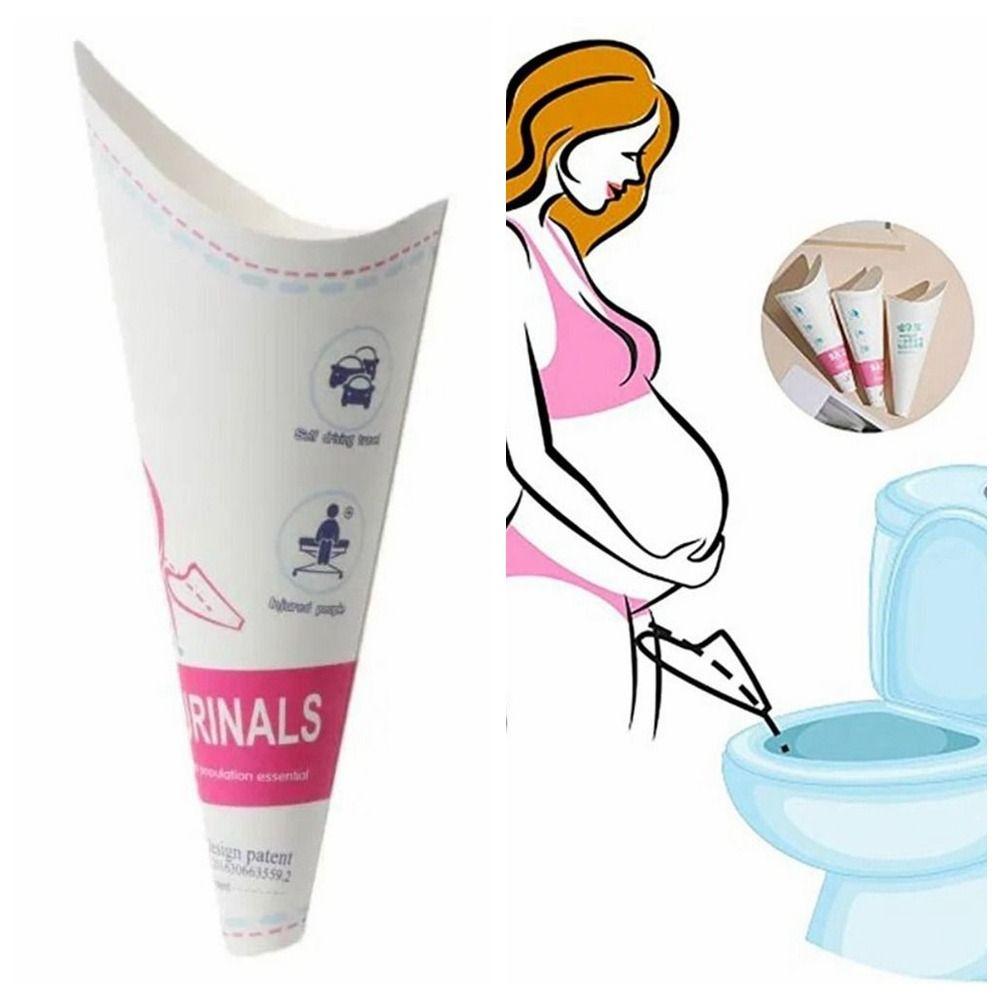 12pcs Waterproof Disposable Paper Urinal Leak-Proof Standing Pee Cup Paper Urinal Toilet Camping