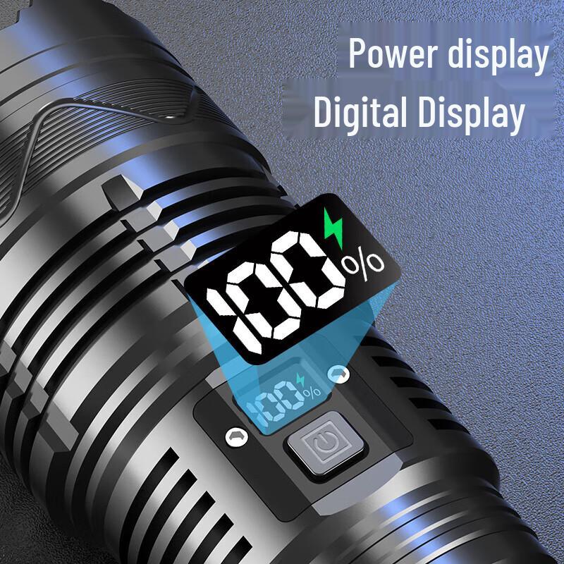 High-Power Rechargeable LED Flashlight
