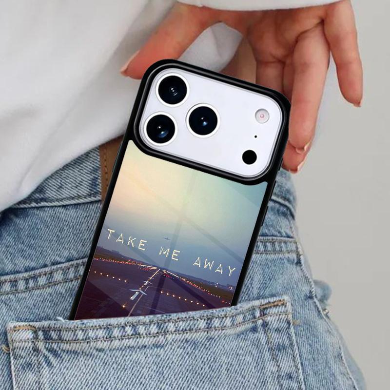 Airplane Travel Phone Case for iPhone 16e 15 14 13 12 17 Pro Max Plus Air 17pro Cover Coque