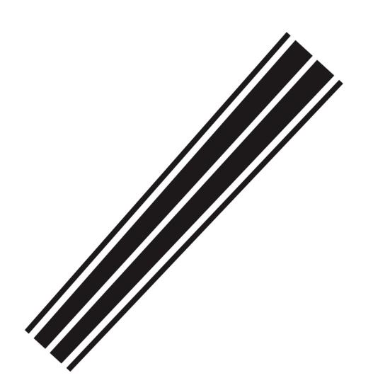 D-1040 стильная наклейка на крышку двигателя автомобиля декор в полоску эмблема повязка авто наклейка