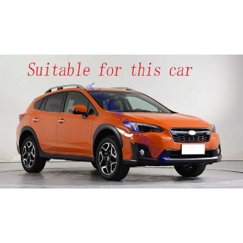 For Subaru XV GT 2018 ABS Chrome Rear Reflector Fog Light Lamp Cover Trim Bezel Frame Styling Garnish