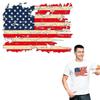 Термонаклейка с флагом США, нашивки в стиле ретро на одежде, новый аксессуар для одежды с теплопередачей, моющийся «сделай сам»