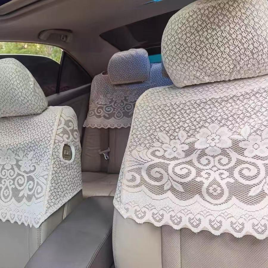 Всесезонный кружевной чехол на сиденье Toyota Corolla - Дышащий и утолщенный