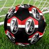 Футбольный мяч для зала SC Freiburg Цветной Машинная строчка ПВХ Размер 5 Готов к командным тренировкам и соревнованиям Прочный Высокий отскок Крутой Спортивный подарок