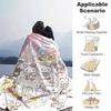 1pc, Sanrio Charming Cartoon Characters Home Decor Blanket: Perfect Gift for Bedroom, Living Room, Travel, Camping, Car, Beach & Office Naps, Cozy Fla