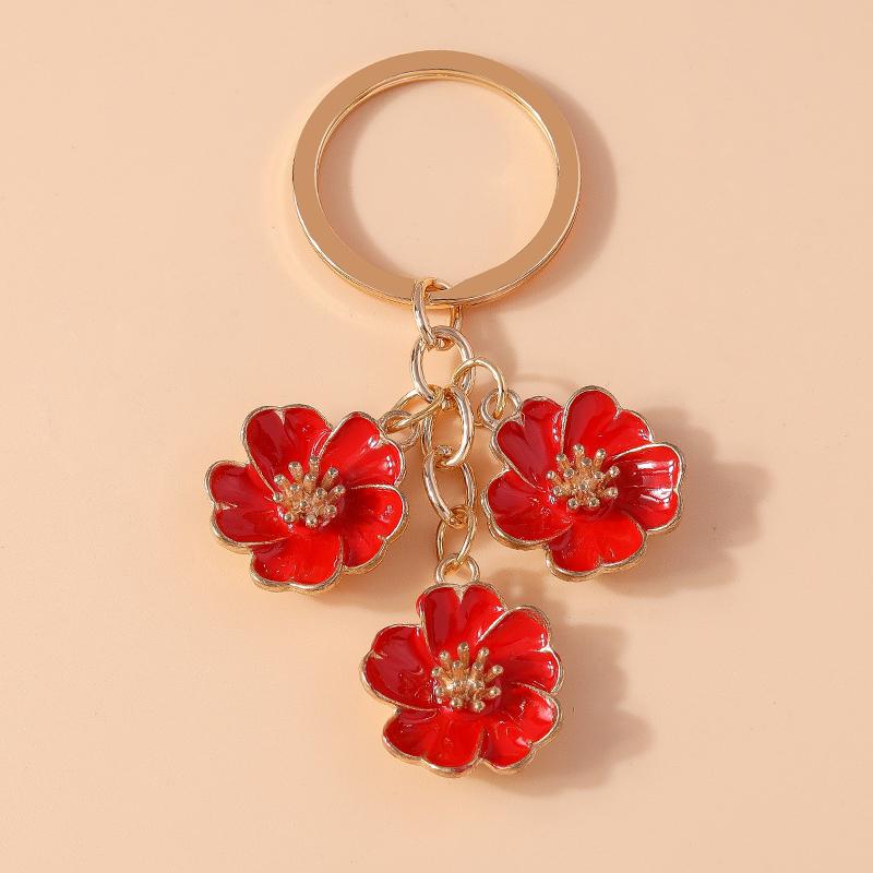 Милый Эмалированный Брелок-Подсолнух Женский Девочки Цветок Брелок Подвески для Декора Сумки DIY Ручная Работа Ювелирные Изделия Подарки