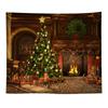 Трансграничная подвесная ткань Внешняя торговля Ткань Amazon Рождественский гобелен с принтом