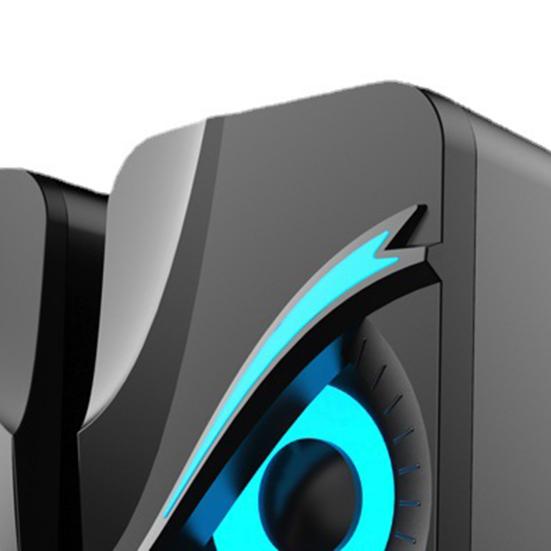 1 пара USB проводных динамиков портативный мини крутой RGB динамик громкоговоритель сабвуфер ПК компьютер ноутбук динамик