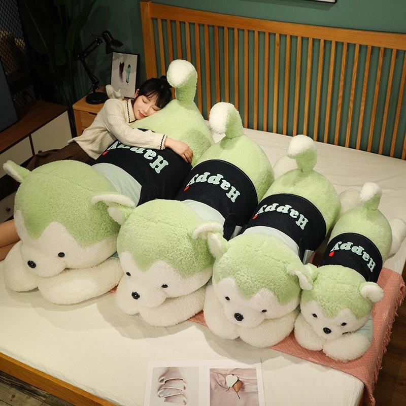 Большая кукла Хаски для пары, плюшевая игрушка, кукла-собака, подушка для сна для девочки, кукла-марионетка