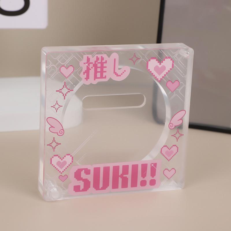 Цветной значок-дисплей, орнамент, акриловый значок серии CD, кирпичный дисплей, милый, полезный, стенд для значков, поклонники, преследующие его
