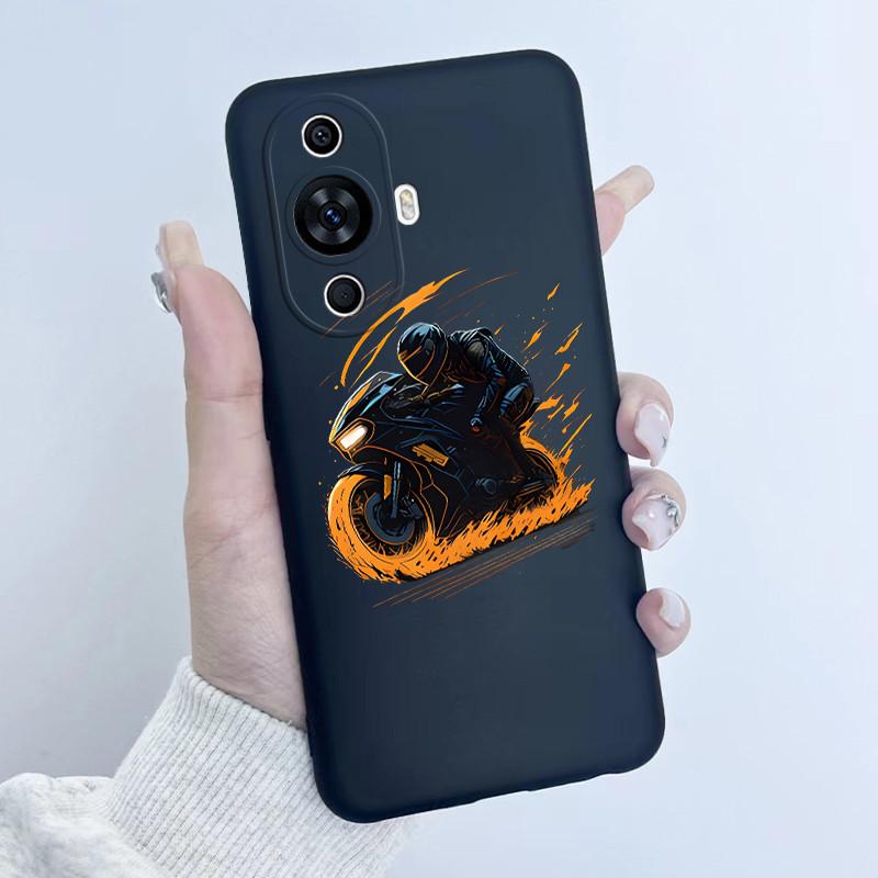 Чехол для Huawei Nova 12s FOA-LX9 Дизайн 'Цветочная Девочка' Мягкий Силиконовый Чехол для Huawei Nova 11 Nova11 Pro Ultra Nova12s Чехлы для Телефона