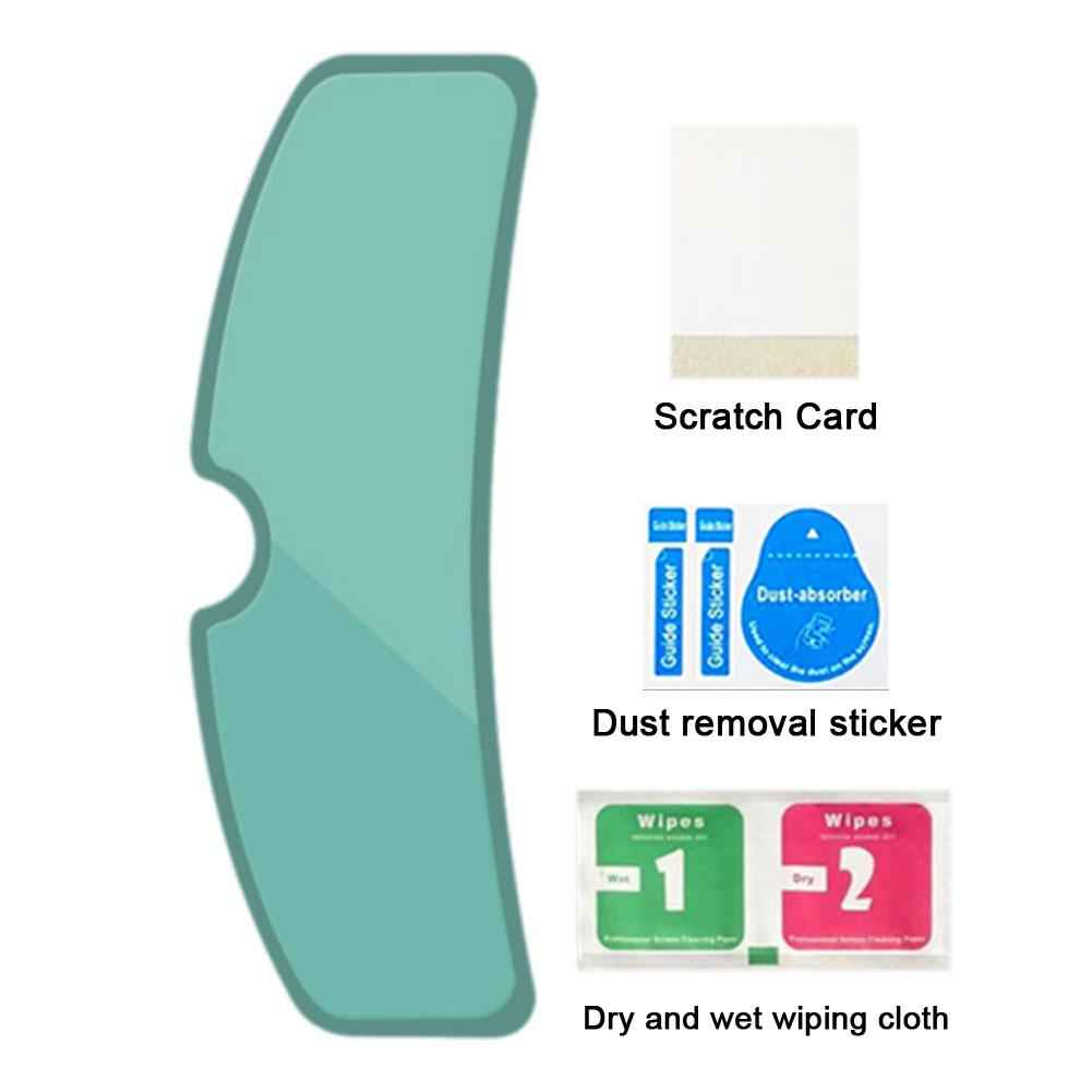 Универсальная мотоциклетная шлемная пленка против запотевания Прозрачная наклейка-пленка Покрытие против запотевания Наклейка для аксессуаров для езды на электрическом мотоцикле