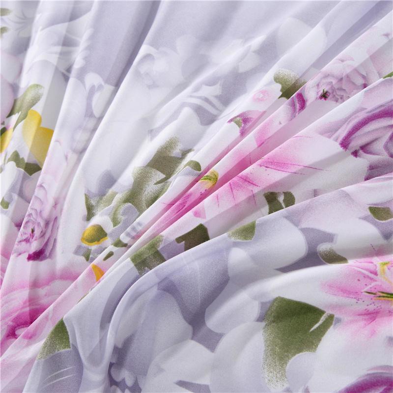 Покрывало с цветочным узором на простыне Льняное покрывало для пары Спа Матрасы Постельное белье Простыня Полное двуспальное покрывало Queen King