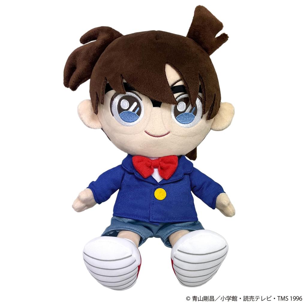 Sanei Boeki Detective Conan Fluffy Friends Edogawa Conan W17 X D11 X H23cm Plush Toy FCN04 (M)