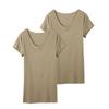 Комплект нижнего белья Gunze для in.T (In-Tee) YV2613P, Футболки из двух частей