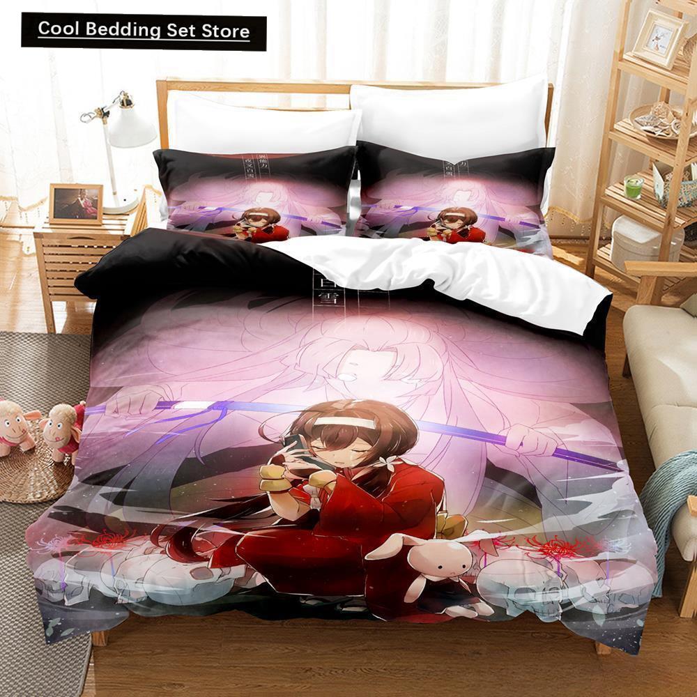 3D Print Anime Kawaii Girl Kyouka 2/3pcs Bedding Set Single Twin Full Queen King Size Bed Set Adult Kid Bedroom Duvet cover Sets