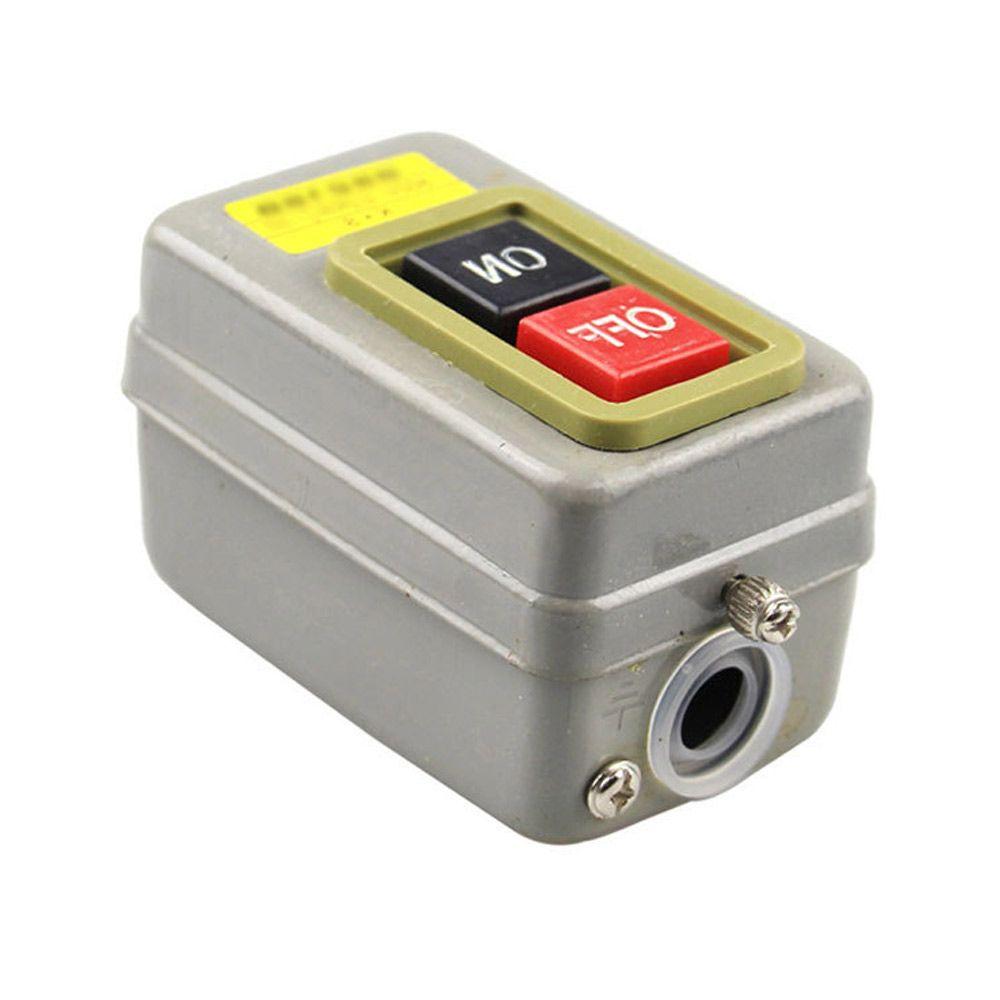 250/380V Three-phase Motor BS-211/216/230 Start Button Switch Metal Button Switch Control Box Power