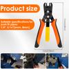 1Pc Air Hose Connector Removal Tool Pneumatic Disconnect Tools Multi-purpose Push To Connect Removal Pliers for CPVC/PEX  Tubing