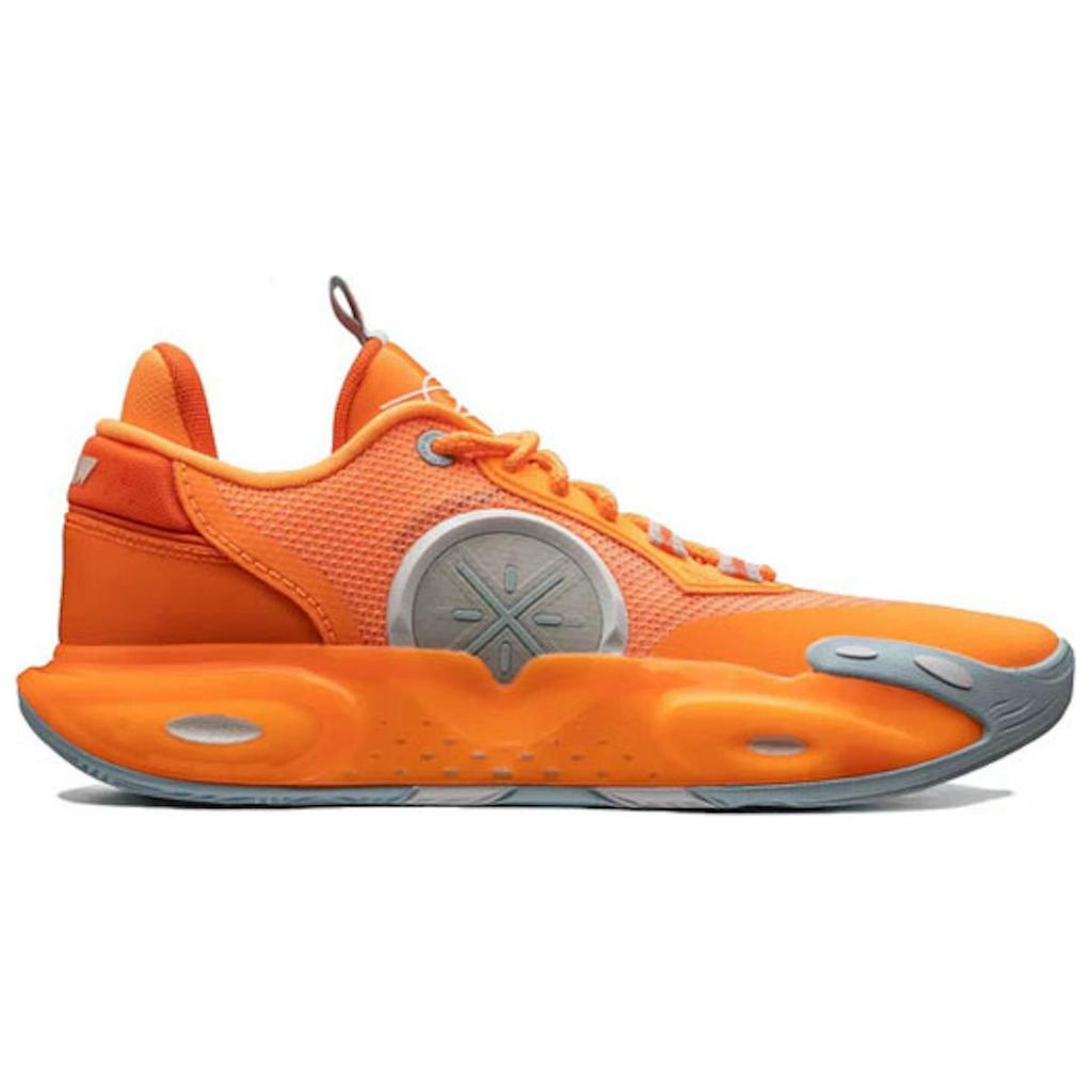 Li Ning All City 12 Comfortable Trendy Non-Slip Wear-Resistant Low-Top Basketball Shoes Men Sneaker Orange ABAU015-13