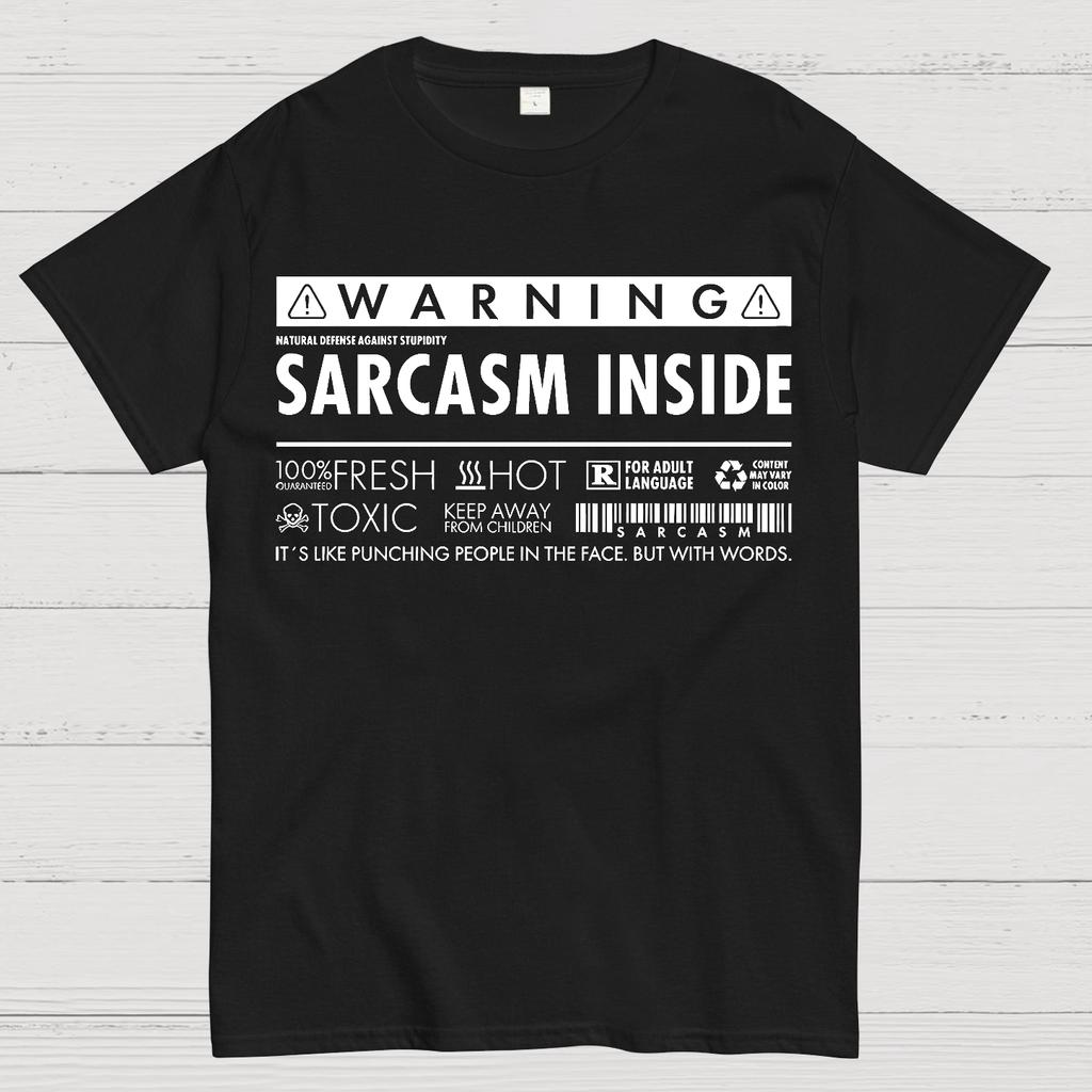 Sarcasm Inside Cotton Summer Casual Cool Loose T-Shirt